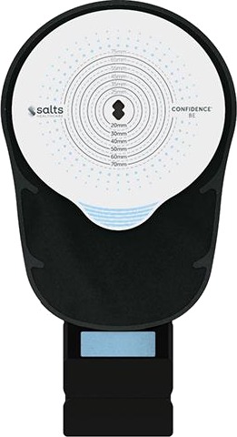 Confidence Be Large Wafer endelt tømbar stomipose midi 13 til 75 mm sort 30 stk