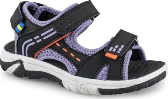 Pax Kids' Went Sandal 32, Black/Purple Pax Kids' Went Sandal 32, Black/Purple