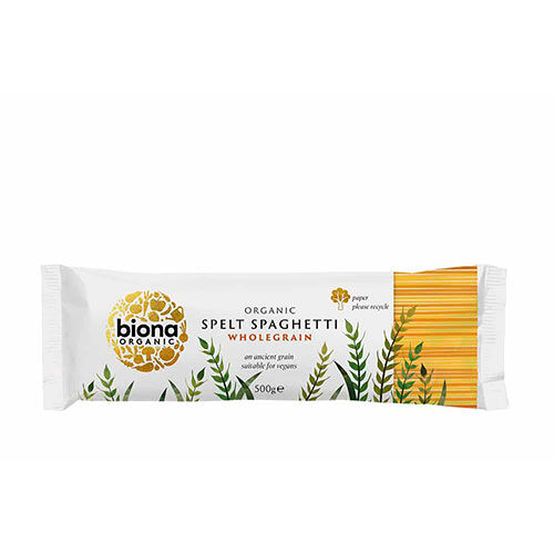 Biona Spelt Spaghetti Fullkorn Ø 500g