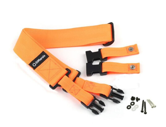 Dimarzio Dd2200or 2" Cliplock Strap Neon Oransje