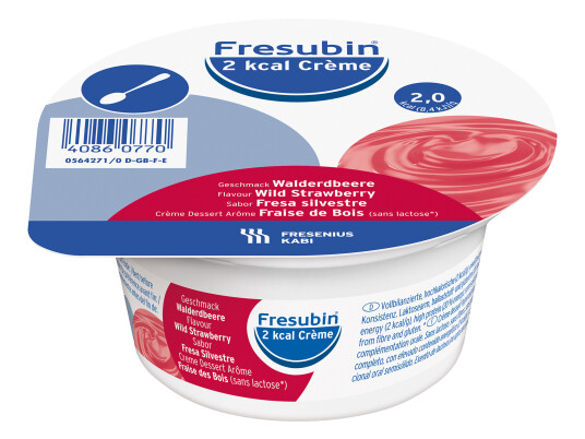 Fresubin 2kcal Crème markjordbær, 4x125 ml Fresubin 2kcal Crème markjordbær, 4x125 ml