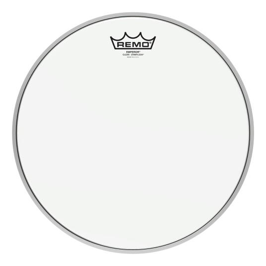 Remo Be-0313-Mp- Emperor Clear Crimplock Tenor Drumhead, 13"