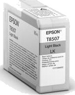 Epson Blekk Ljus Svart Hd T8507 80ml - Surecolor P800 Epson Blekk Ljus Svart Hd T8507 80ml - Surecolor P800