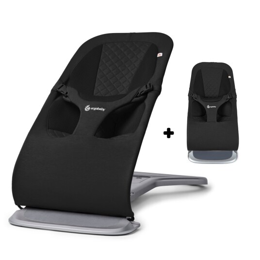 Ergobaby Evolve 3 i 1 Babysitter Svart Med Extra Tygsits Ergobaby Evolve 3 i 1 Babysitter Svart Med Extra Tygsits