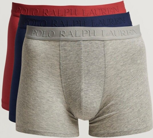 Polo Ralph Lauren Stretch Cotton Boxer Brief 3 Pack Navy S