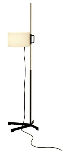 Santa & Cole TMC Gulvlampe Black/White/Chrome