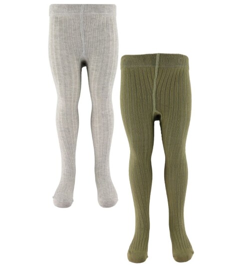 Minymo Stocking - Solid Rib 2-Pack - Multi/patterned - 80\86 Minymo Stocking - Solid Rib 2-Pack - Multi/patterned - 80\86