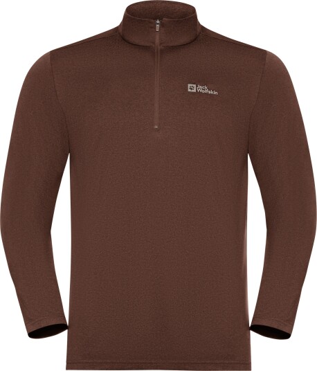 Jack Wolfskin Men's Sky Thermal Half Zip Hot Choc XL