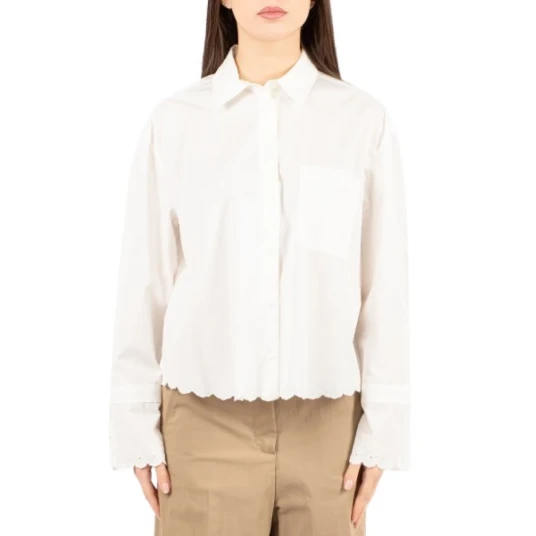 Weekend Max Mara, Dame, Bluser & Skjorter, Hvit, XL,