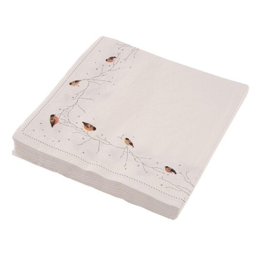 Hadeland Glassverk Dompap: Mini Servietter 33x33cm Hadeland Glassverk Dompap: Mini Servietter 33x33cm