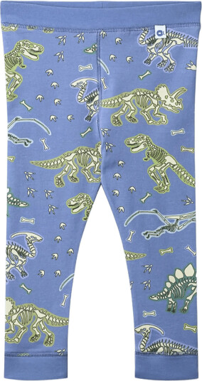 Småfolk Elstar Leggings For Baby With Dinosaurs Blue 68