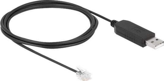 Delock Seriell Adapter Usb 2.0 Rs-232 X 1 Svart