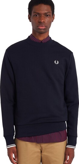 Fred Perry Sweatshirts Blå XL Fred Perry Sweatshirts Blå XL