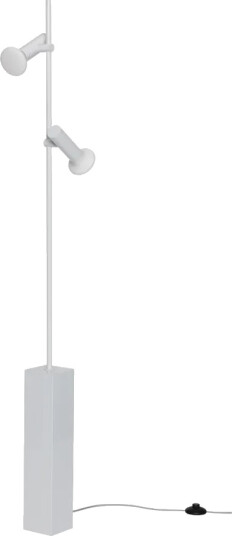 Hübsch Set Gulvlampe Lys Grå