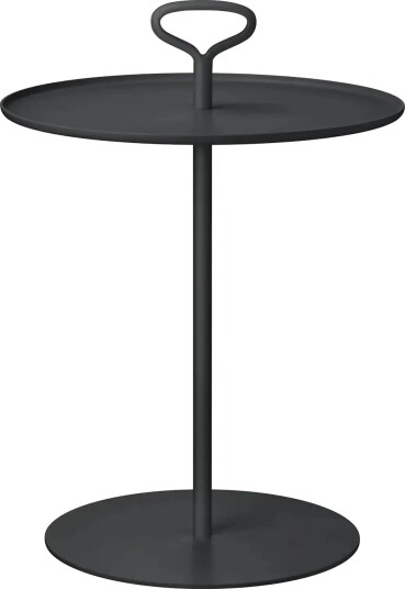 Blomus Outdoor Side Table 58 Cm Ø 42 Cm Porter Black Black Ø 42CM Blomus Outdoor Side Table 58 Cm Ø 42 Cm Porter Black Black Ø 42CM