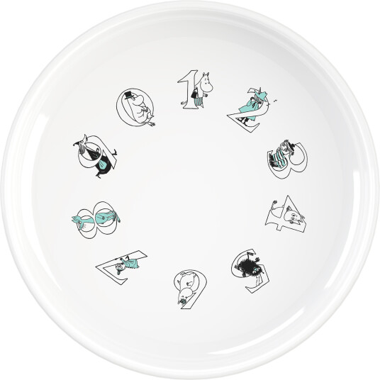 Moomin ABC Dyp tallerken Ø 15 cm Turkis