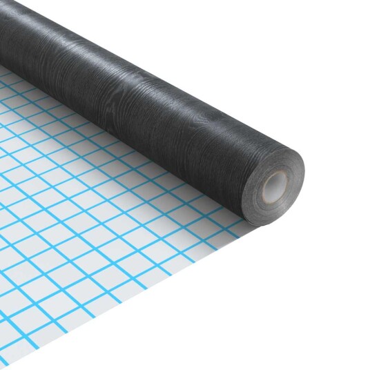 Selvklebende folie til møbler 500x90 cm PVC mørk trefarge Selvklebende folie til møbler 500x90 cm PVC mørk trefarge
