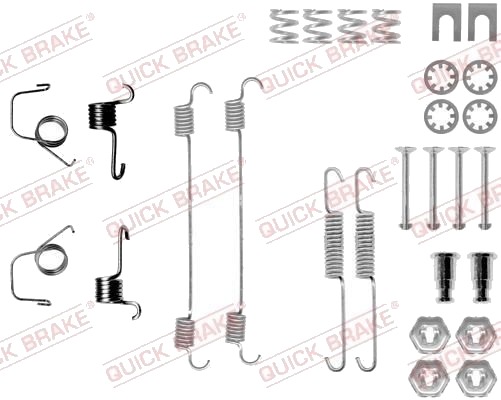 Tilbehørsett bremsesko QUICK BRAKE 105 0617