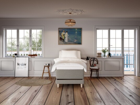 Nordic Dream Aura Älv 80x200 Lysegrå