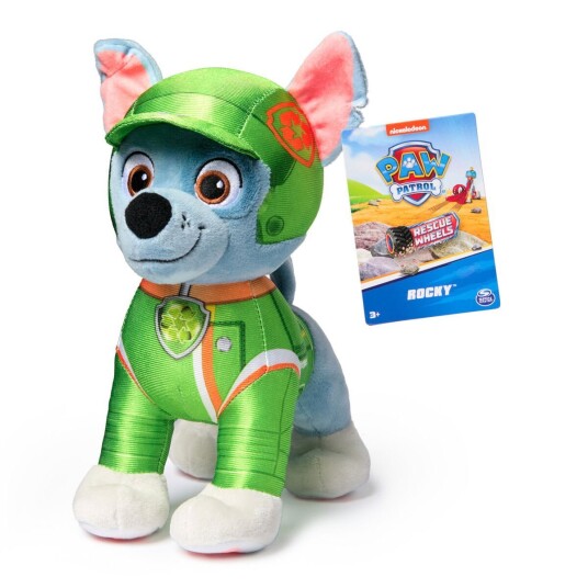 Paw Patrol Rescue Wheels Basic Plush Rocy 19cm Paw Patrol Rescue Wheels Basic Plush Rocy 19cm