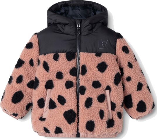 LIEWOOD Niko Pilejakke Mega leo spot/Pale tuscany 110