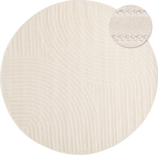 Runde tepper Devon cream Størrelse: Ø 240 cm