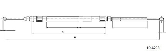 Metzger Tautrekk parkeringsbrems METZGER 10.4233