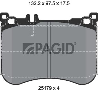 PAGID T2322N Bremseklosser PAGID T2322N Bremseklosser