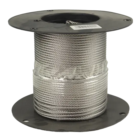 CAL Wire - 7X19 - Spole - Syrefast - 4 mm - 50 meter