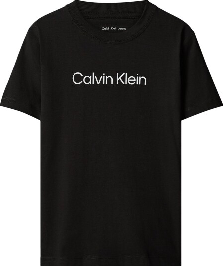 Calvin Klein Inst.logo Ss T Shirt Black 152 x 12