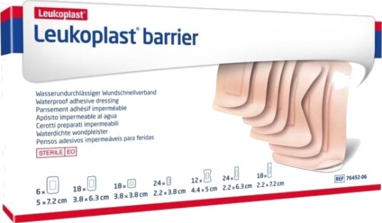 Leukoplast Barrier vanntett plaster steril mix 120 stk