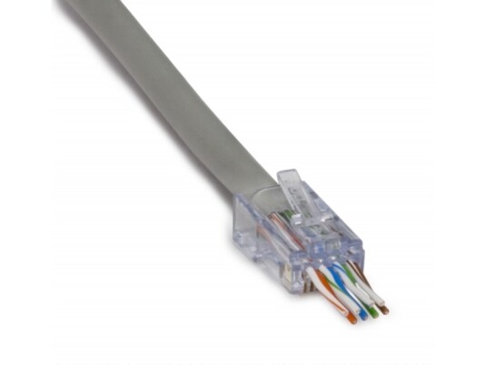 Platinum Tools 202048J Rj 45 Gjennomsiktig Cat6a Tia Taa Ul Fcc Rohs 7,36 Mm