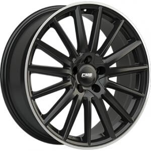 CMS C23 Gloss Black Polished lip 8x18 5/112 ET40 B66.5 CMS C23 Gloss Black Polished lip 8x18 5/112 ET40 B66.5