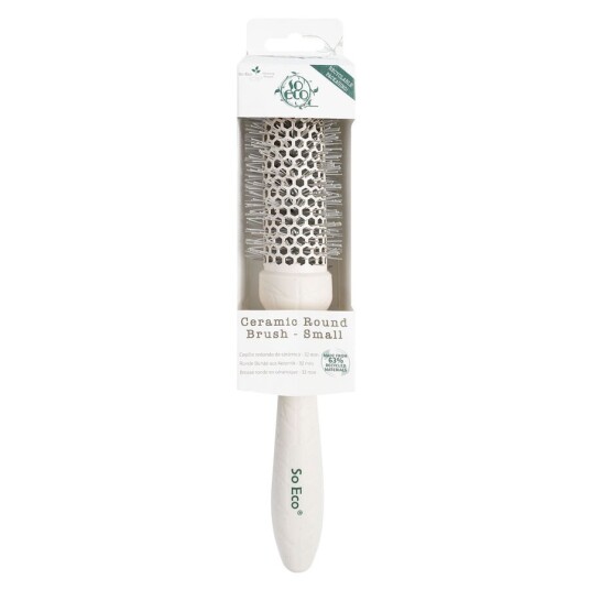 So Eco Biodegradable Ceramic Round Brush Small So Eco Biodegradable Ceramic Round Brush Small