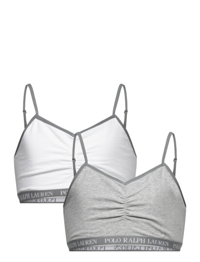 Ralph Lauren Kids 2T-2Pk Bralettes - Grey - 128/140