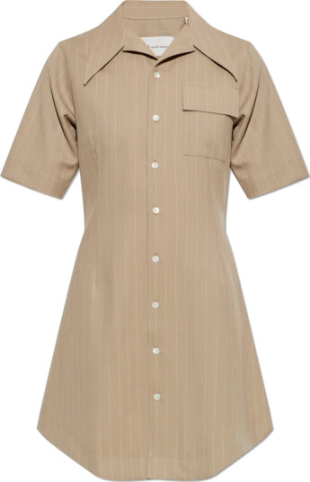 Ami Paris Dame Kjoler Beige XS,