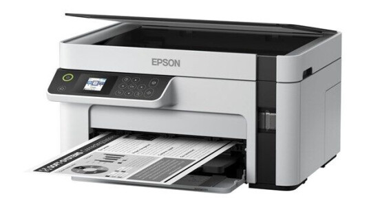 Epson EcoTank ET-M2120 Multifunksjonsskriver A4 - Svart/Hvit med Wi-Fi Epson EcoTank ET-M2120 Multifunksjonsskriver A4 - Svart/Hvit med Wi-Fi