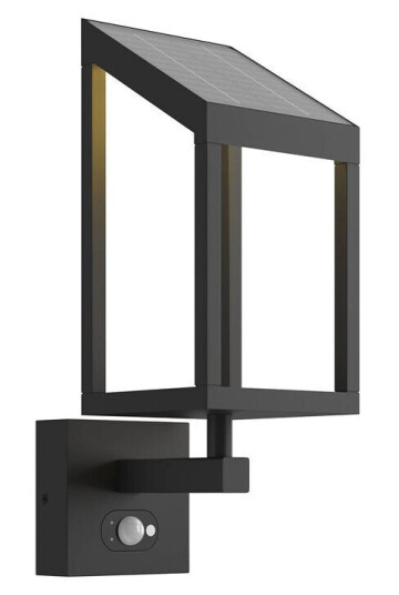 Lucande Timeo LED-solcelle utendørs vegglampe