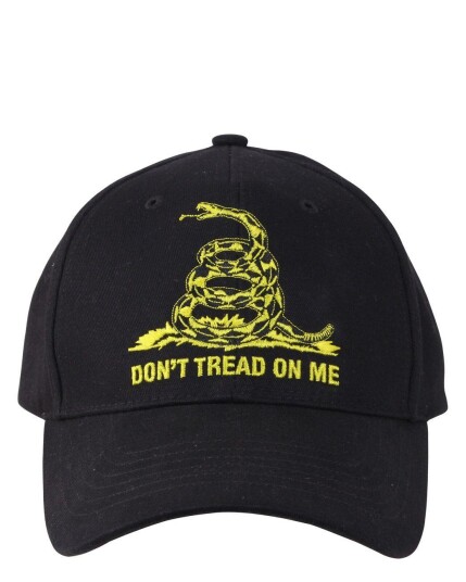 Rothco Baseball Cap - "Don't Tread On Me Svart