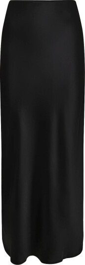 Malina Aubree Satin Midi Skirt Black 38