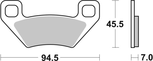 sbs 822ATS Bremseklosser sbs 822ATS Bremseklosser