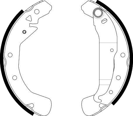 Bremsesko sett HELLA 8DB 355 002-631