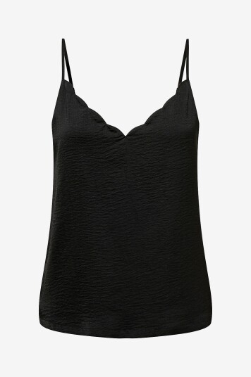 Only Carmakoma - Topp carDebbie Singlet Wvn - Svart Only Carmakoma - Topp carDebbie Singlet Wvn - Svart