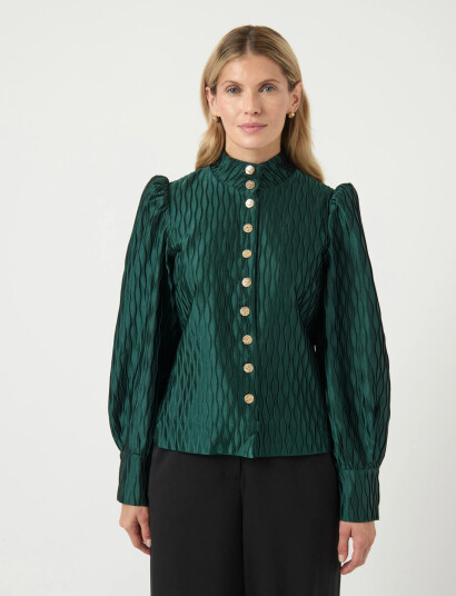 YAS Yasripple Shirt - Show - Green - 36