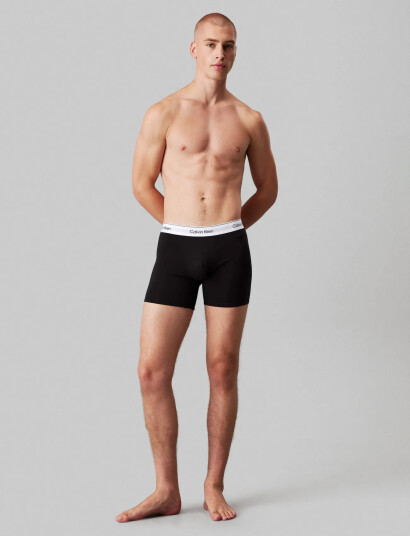 Calvin Klein Relaxed Fit Trunk 3Pk - Black - XS