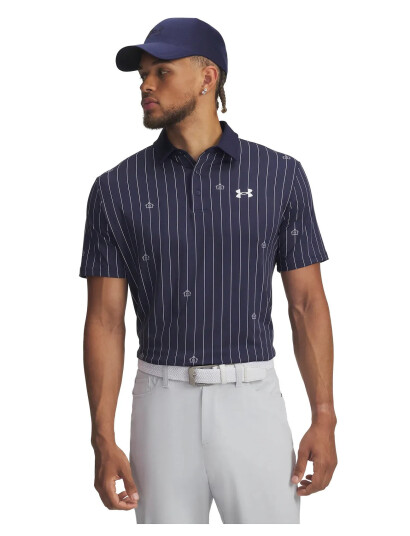 Under Armour Ua Playoff 3.0 Printed Polo - Navy - S Under Armour Ua Playoff 3.0 Printed Polo - Navy - S
