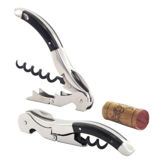 Vinåpner pulltaps cordoba med skinnhylster svart Vinåpner pulltaps cordoba med skinnhylster svart