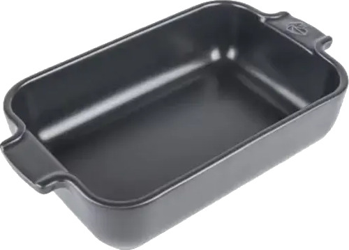 Peugeot Appolia Rektangulært Fad 22 Cm Mat Sort Black 22 CM Peugeot Appolia Rektangulært Fad 22 Cm Mat Sort Black 22 CM
