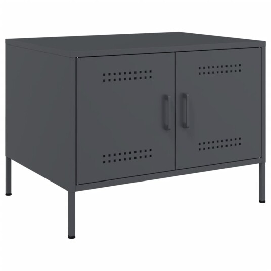  Salongbord antrasitt 68x50x50,5 cm kaldvalset stål 843032