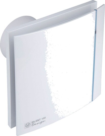 Thermex Baderomsvifte Silent 100 CHRZ Hvit Design